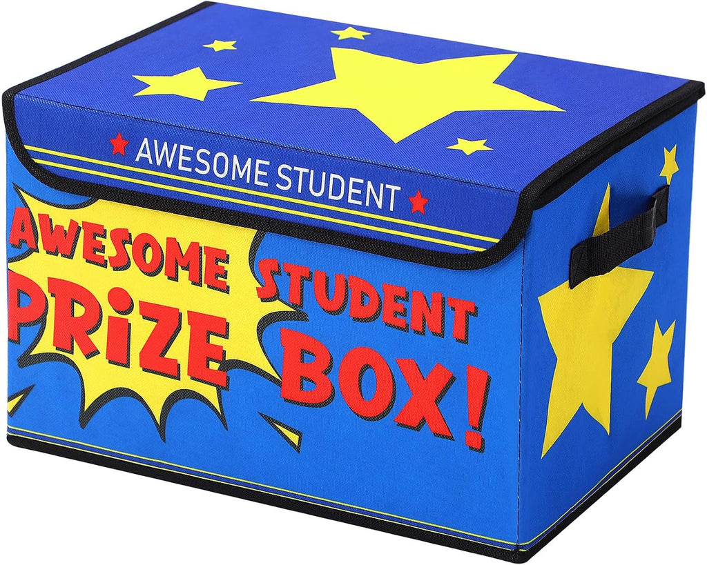 Weysat Hero Classroom Treasure Chest Box for Kid Prize with Lid