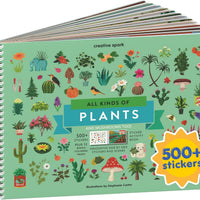 Cupkin Plants & Mushrooms Coloring & Sticker Activity Book | 500+ Stickers
