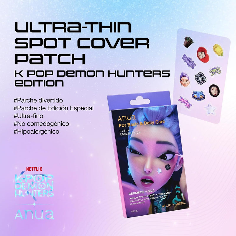 ✨ Consigue una piel limpia y trendy con Anua x KPop Demon Hunters Ultra-Thin Spot Cover Patch