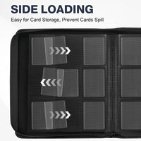 Pemocyny Top Loader Binder 9 Pocket, Holds 360 Toploaders, 100 Toploaders INCLUDED