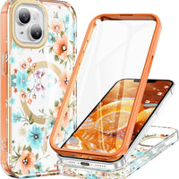 STERKER Designed for iPhone 14 Plus Case 6.7" [Compatible with Magnetic] [Built-in Screen Protector] Full Body Rugged Dr