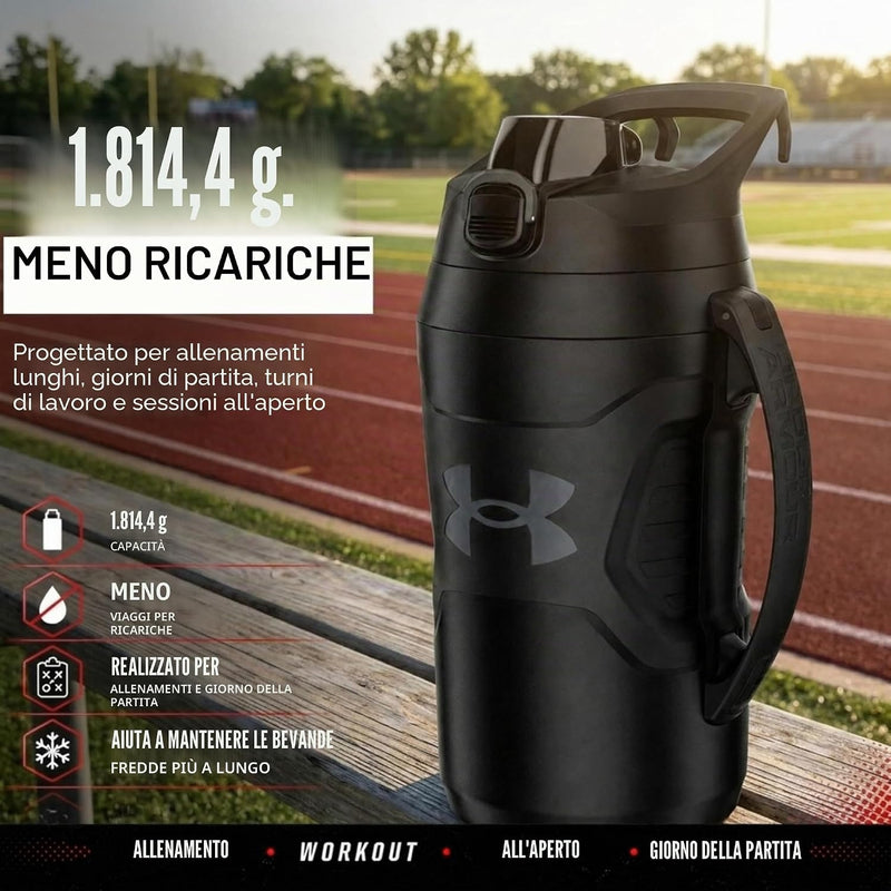 Under Armour Insulated Water Bottle with Handle & Fence Hook, 64oz