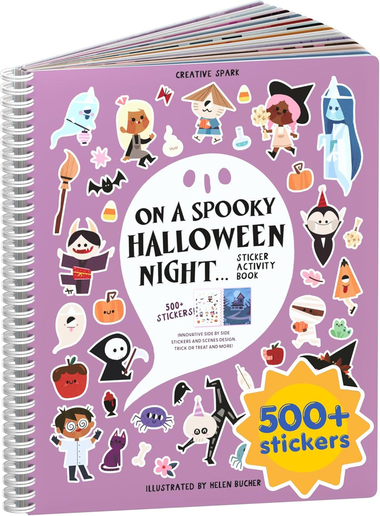 Cupkin Halloween Coloring & Sticker Activity Book | 500+ Stickers