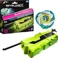 Beyblade X Clip & Rip Launcher with Takara Tomy Attack Type Top Right-Spinning Top Toy, Battling Tops Game Toys, Ages 8+