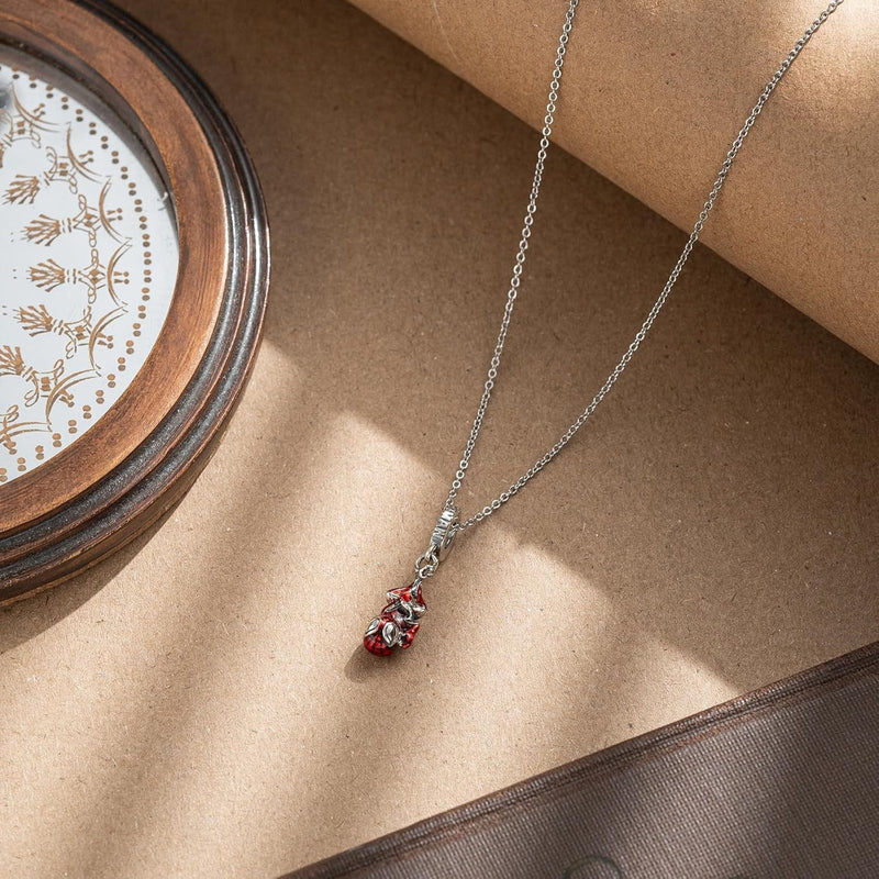 Spider Pendant Necklace with Adjustable Chain for Men and Women