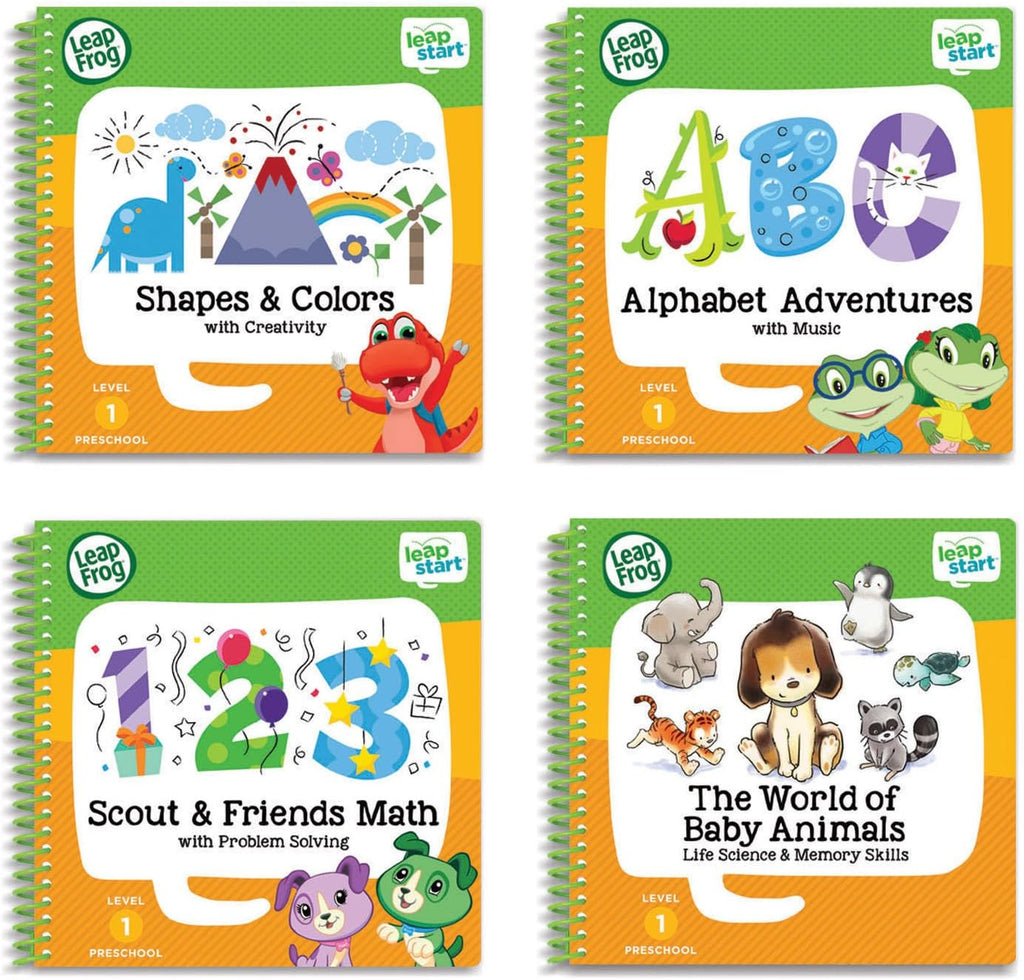 LeapFrog LeapStart Preschool 4-in-1 Activity Book Bundle