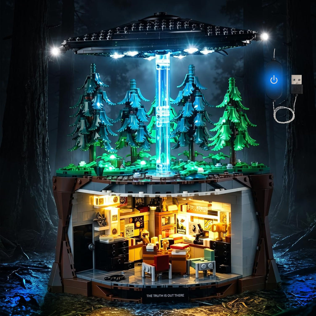 Kyglaring Light Kit for LEGO 21369 The X-Files Set, Lights Only