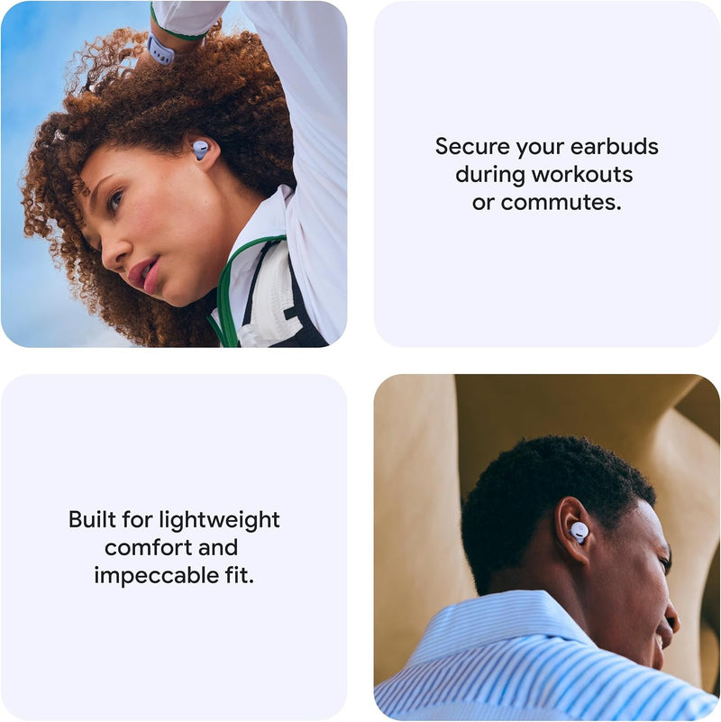 Google Pixel Buds 2a - Wireless Bluetooth Earbuds - Fog