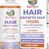 MaryRuth's Hair Growth Max Liposomal 10000mcg Biotin, Thicker Hair, 15.22oz
