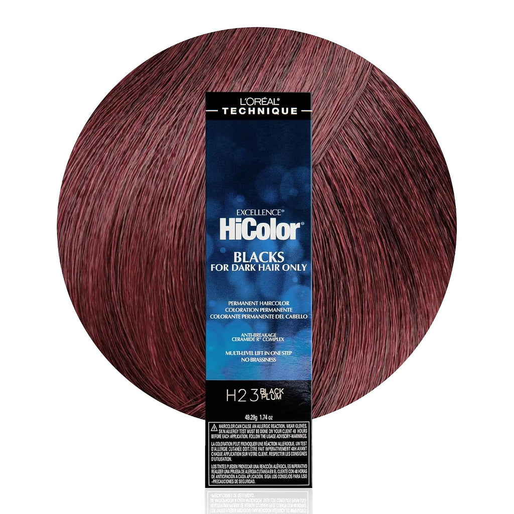 L'Oréal Technique HiColor Violet & Blacks Permanent Color - Black Plum