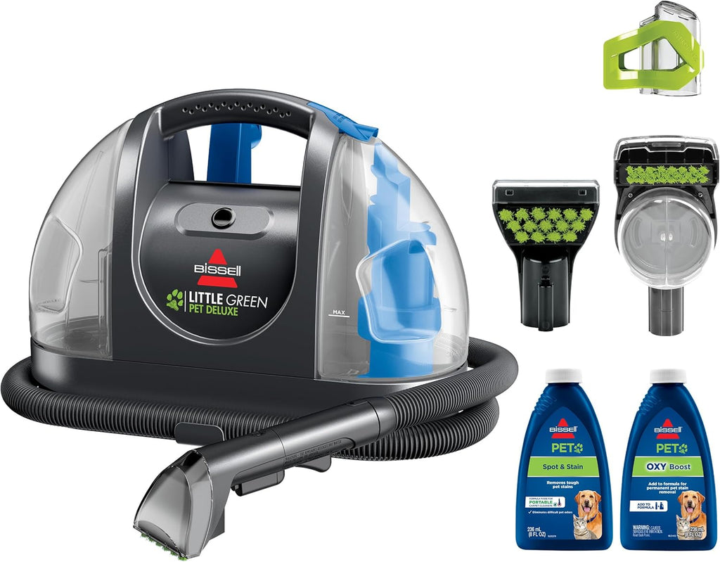 BISSELL Little Green Pet Deluxe Portable Carpet Cleaner, 3353