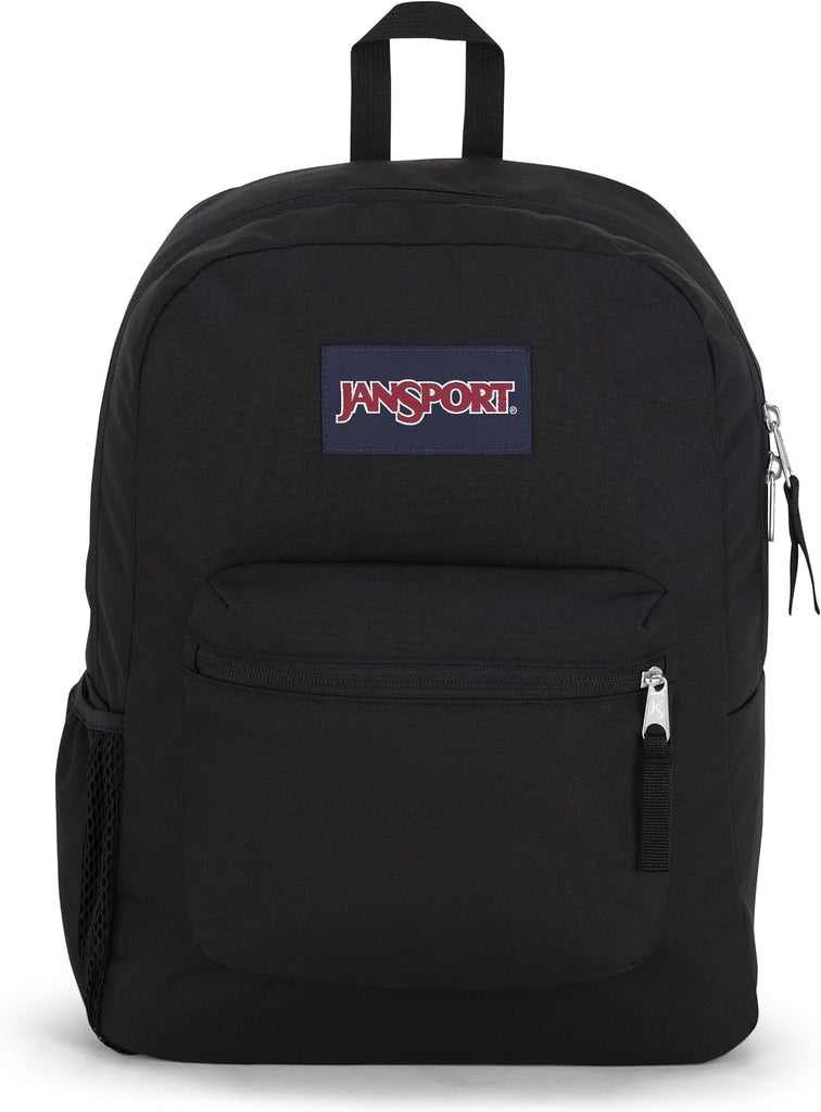 JanSport 26L Cross Town Backpack – 12 inch Classic Daypack, Black