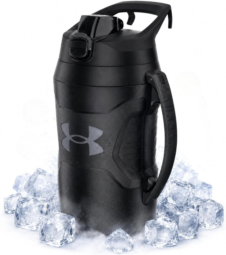 Under Armour Insulated Water Bottle with Handle & Fence Hook, 64oz