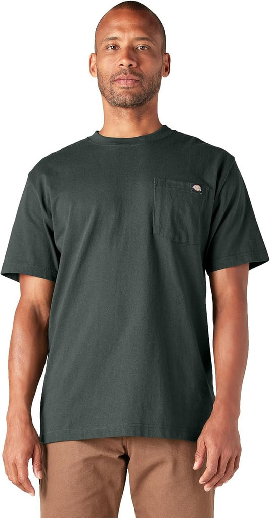 Dickies Men's Heavyweight Heathered Short Sleeve Pocket T-Shirt