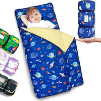 Primlect Toddler Nap Mat with Pillow, Thickened Extra Large Sleeping Bag