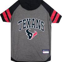 Pets First Houston Texans Hoodie T-Shirt, Large, Model:HOU-4044-LG