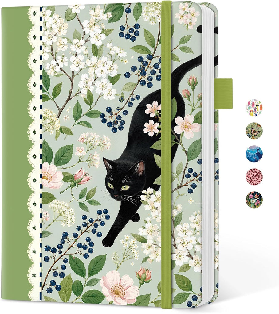 Taja Aesthetic Lined Journal for Women, Pretty Notebooks for Work & Study