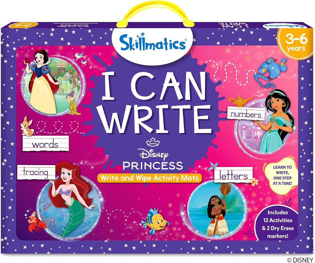 Skillmatics I Can Write – Disney Princess, Preschool Learning Activity Toy