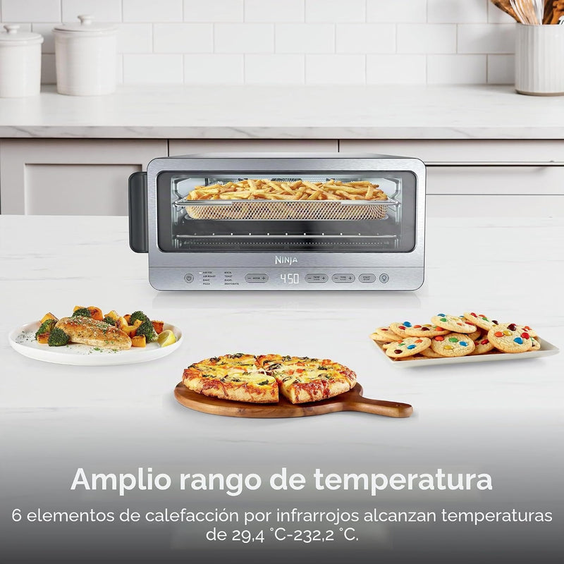 Ninja Flip Toaster Oven & Air Fryer, 8-in-1, Stainless Steel, SP151