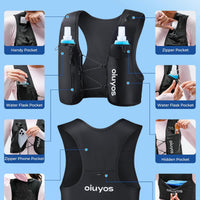 Oiuyos Chaleco de Running Ajustable - Hombre y Mujer