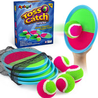 Ayeboovi Toss and Catch Ball Game Outdoor Toys for Kids Yard Games Beach Toys Outside Games for 3 4 5 6 7 8 9 10 Year Ol