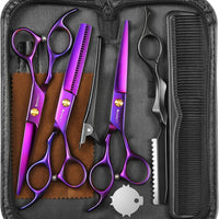 Wenshall Hair Cutting Scissors Professional 6.89 inch Barber Scissors Multifunctional Salon Thinning Scissors Straight S