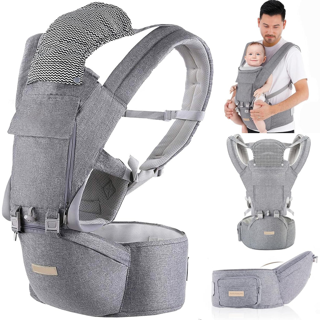 Baby Carrier Newborn to Toddler: 9-in-1 Convertible Carrier Ergonomic Infant Carriers All Seasons, M Positions, Adjustab