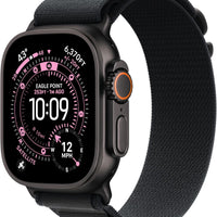 Apple Watch Ultra 3 [GPS + Cellular 49mm] Running & Multisport Smartwatch w/Rugged Titanium Case w/Black Alpine Loop - M. Satellite Communications, Advanced Health & Fitness Tracking
