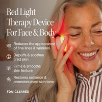 Solawave Dispositivo de terapia de luz roja para cara y cuerpo