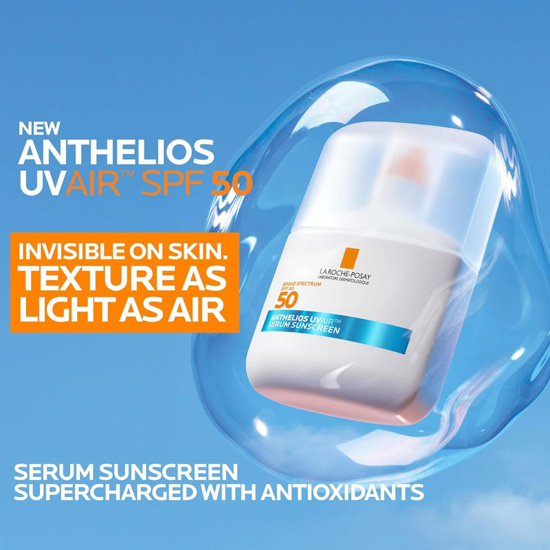 La Roche-Posay Anthelios UVAir™ Sunscreen Serum SPF 50 with hyaluronic acid