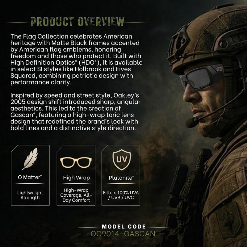 Oakley Standard Issue SI GASCAN USA FLAG Collection Military Grade