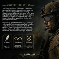 Oakley Standard Issue SI GASCAN USA FLAG Collection Military Grade