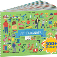 Cupkin Spending Time with Grandpa Coloring & Sticker Book | 500+ Stickers