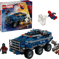 LEGO Marvel Spider-Man Prison Transport Chase - Super Hero Building Toy for Boys & Girls, Ages 8+ - Includes 4 Minifigures - Spider-Man Toy for Fans - Gift for Birthdays - 76349