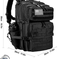 LHI Military Tactical Backpack for Men and Women 45L