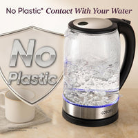 Cosori Electric Kettle, No Plastic Contact With Water
