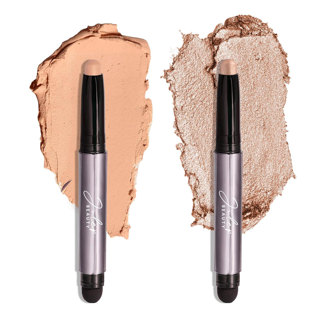 Julep Eyeshadow 101 Crème-to-Powder Duo, Desert Matte/Champagne Shimmer