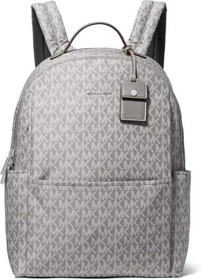 Michael Kors Sable Large Backpack, Silver-Tone