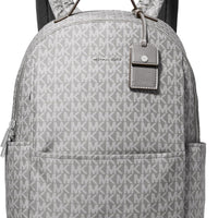 Michael Kors Sable Large Backpack, Silver-Tone