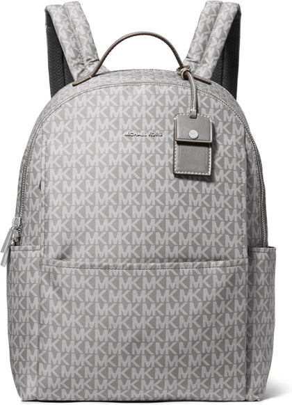 Michael Kors Sable Large Backpack, Silver-Tone