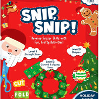 Skillmatics Snip Snip Christmas, Gift for Kids, Scissor Skills, Felt Craft