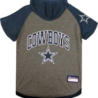 Pets First NFL Dallas Cowboys Hoodie for Dogs & Cats. NFL Football Licensed Dog Hoody Tee Shirt, Medium. Sports Hoody T-