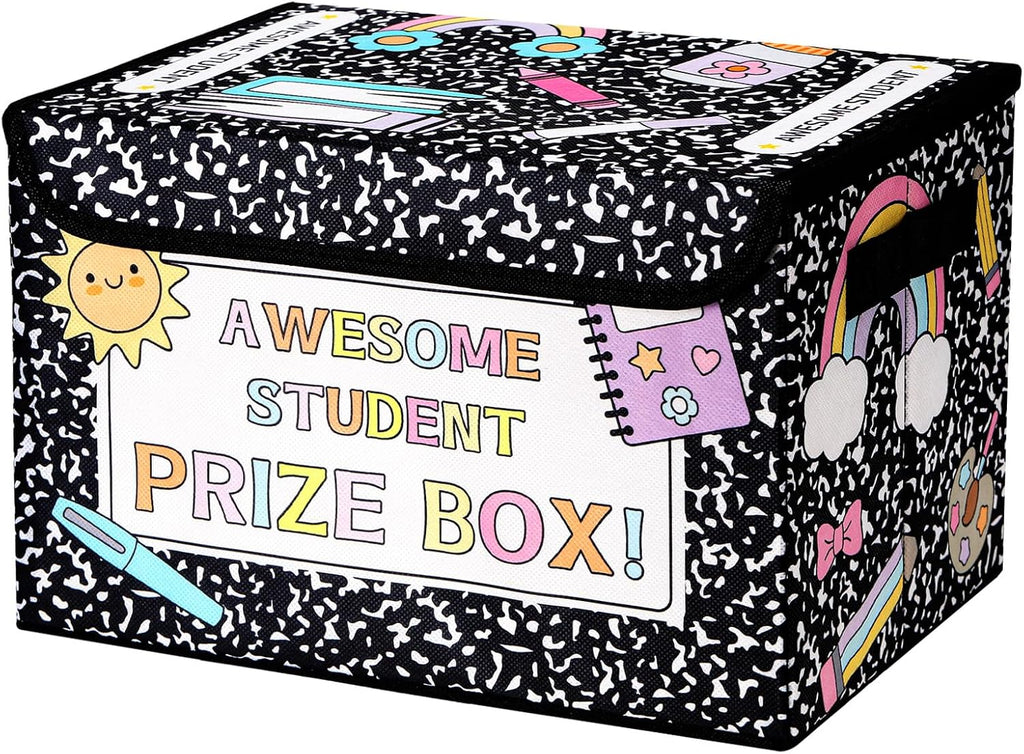 Weysat Composition Notebook Treasure Chest Box for Kid Prize with Lid