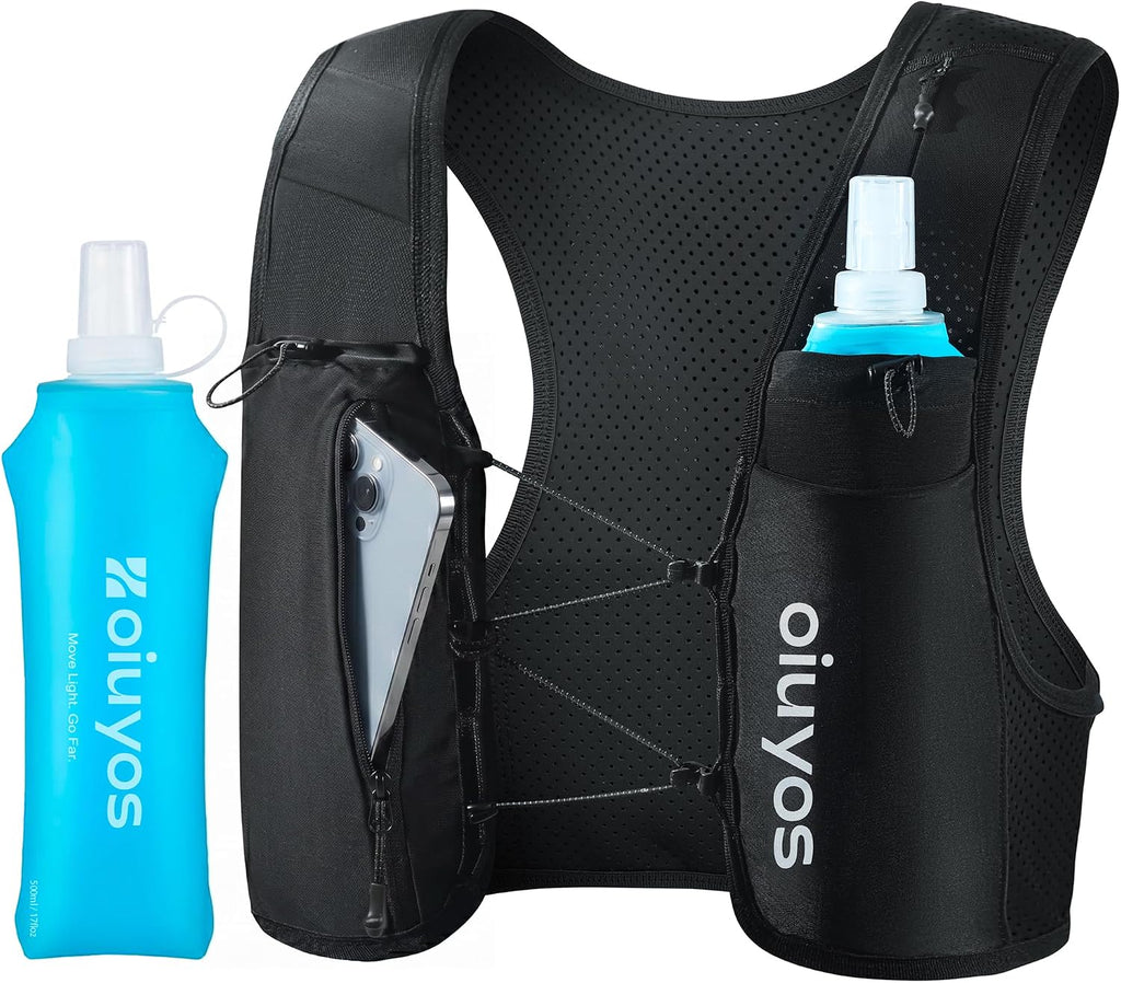 Oiuyos Chaleco de Running Ajustable - Hombre y Mujer