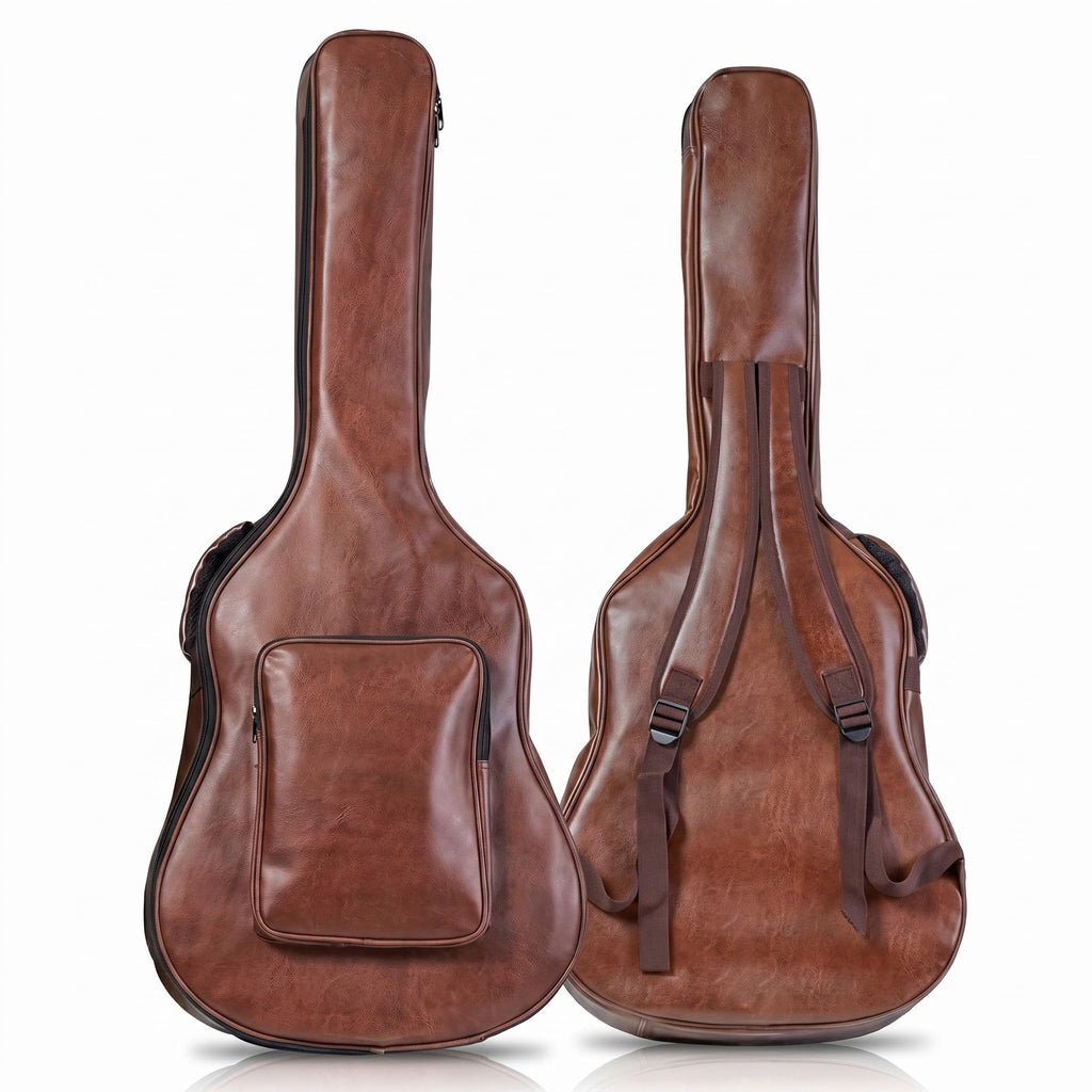 CALLPIONEER 41 Inch Acoustic Guitar Bag,Water-Resistant Lightweight Acoustic Guitar Case 0.4 In Extra Thick Sponge Padde