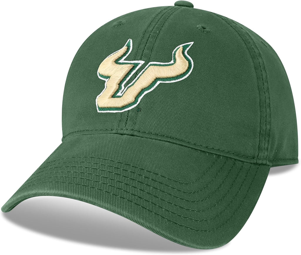 Legacy NCAA Officially Licensed Baseball Hat, South Florida Bulls, Lightweight Cap for Men & Women, Relaxed Twill Adjust