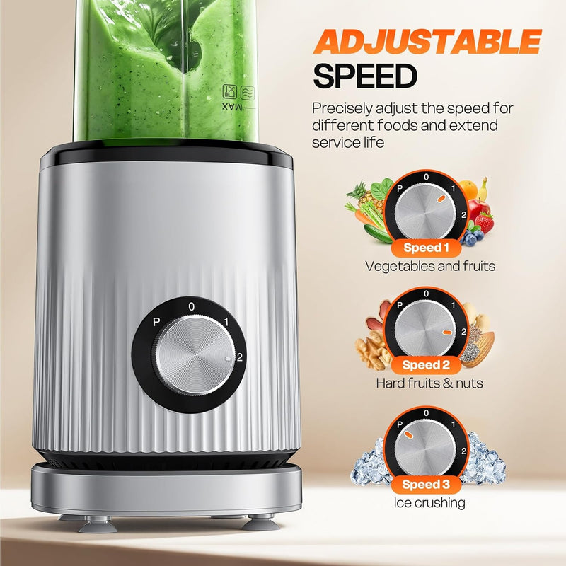 turelar Blender for Smoothies Portable Personal Blender