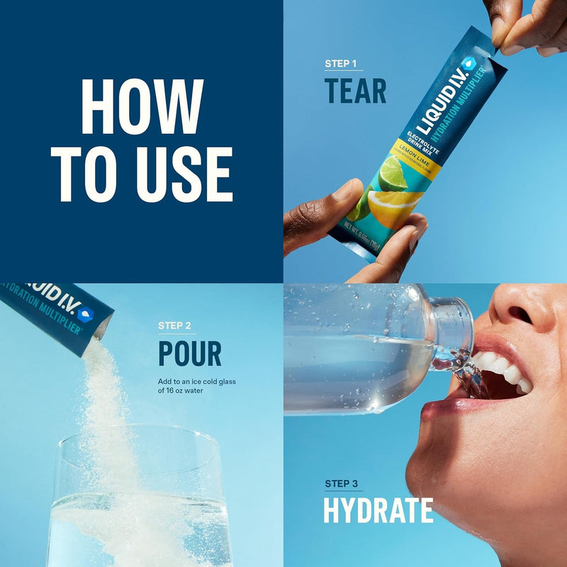 Liquid I.V.® Multiplicador de hidratación - Limón Lima