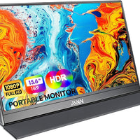 MNN 15.6" FHD 60Hz Portable Monitor USB-C HDMI IPS HDR Gaming Laptop