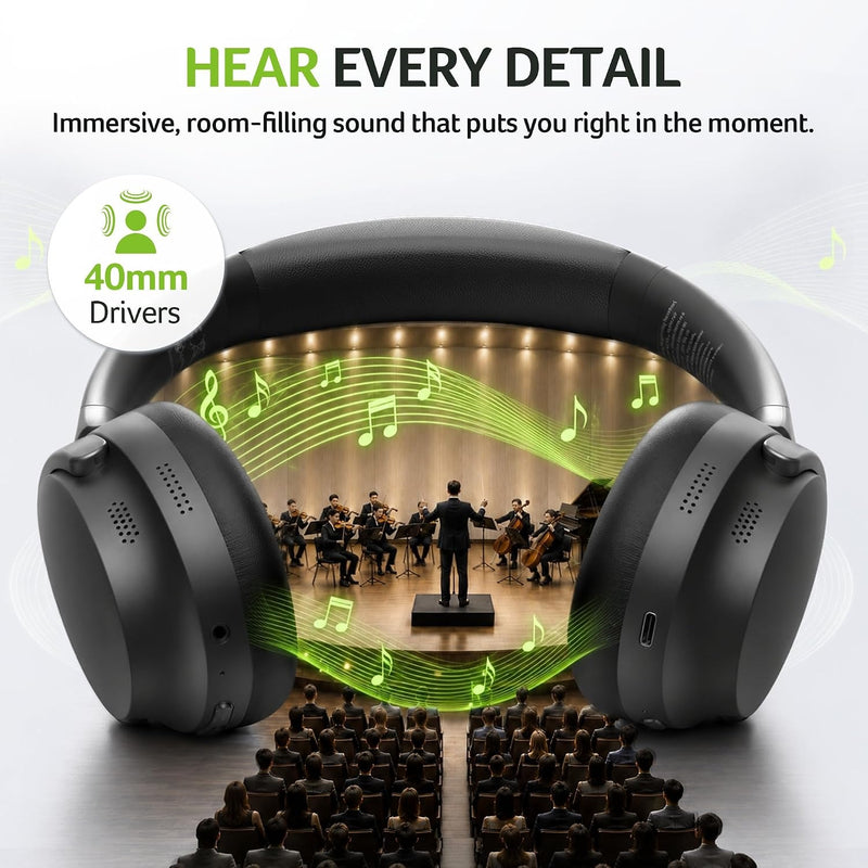 OFERTÓN! 🎧✨ Aísla el ruido y disfruta cada momento con Acer Wireless ANC Headphones